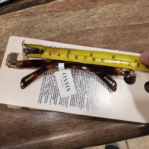 OASIS | Rhinestone Sunglasses in Tortoise Shell NWT - Picture 12 of 16